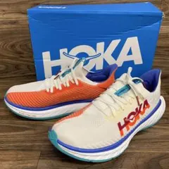 中古 HOKA ONEONE M CARBON X 3 ホワイトフレイム