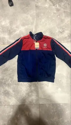 Reebok ネイビー/レッド ジップアップジャケット サイズ140