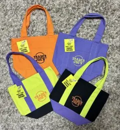TRADER JOE'S ミニキャンバストートバッグ オレンジ１枚