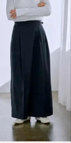 COHINA アシメタックグルカパンツ　ネイビー