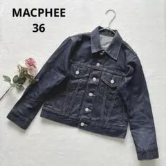 美品 マカフィー トゥモローランド ダークブルー デニムジャケット 36