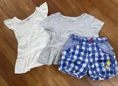 GAP.H&M.プチジャム　Tシャツショートパンツの3点セット　90のサムネイル