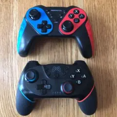ワイヤレスゲームコントローラー2個セット　ジャンク品