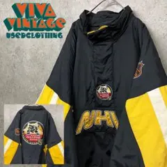 レア【US古着】NFLオールスター 中綿両面刺繍ナイロンジャケット メンズXL