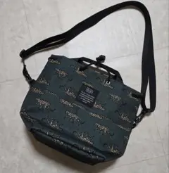 キウ KiU 600D ポケッタフルミニバッグ 2WAY ／ レオパード