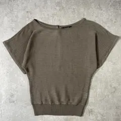 【美品】Le souk ルスーク バックボタン ニット 38 Mサイズ