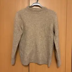 THE FACTORY ザファクトリー ラ　カシミヤ100% ニット キャメル