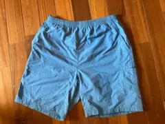 美品　無印良品　MUJI ナイロンショートパンツ M　ライトブルー　メンズのサムネイル