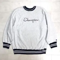 90s Champion 刺繍タグ リバースウィーブスウェットシャツ USA製