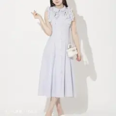 WILLSELECTIONフリルストライプワンピース　ウィルセレクション