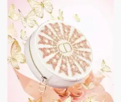 Dior 蝶の刺繍 ラウンドポーチ