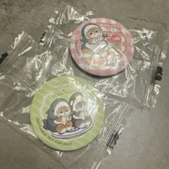 【未開封】くら寿司×mofusand 缶バッチ2個セット