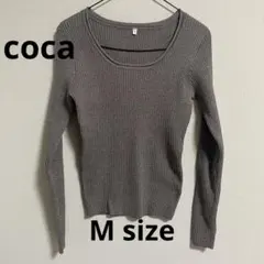 coca長袖リブTシャツ