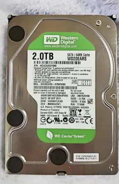 【ジャンク品】WDC WD20EARS-07MVWB0 : 2000.3 GB ジャンク品】WDC WD20EARS-07MVWB0 : 2000.3 GB - メルカリ