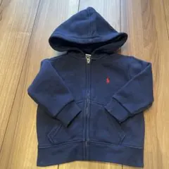 Ralph Lauren フード付きパーカー 12M ネイビー