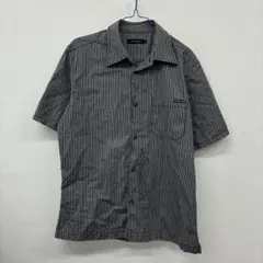 Calvin klein Jeansストライプ 半袖シャツ Ｌ　ア37