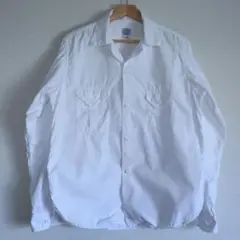 【美品】POST O'ALLS Wプライ ブロードシャツ Mサイズ