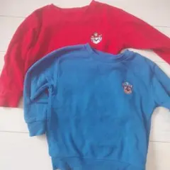 PAW PATROL 長袖トップス 赤 青 セット120