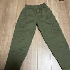 GU イージーパンツ オリーブグリーン