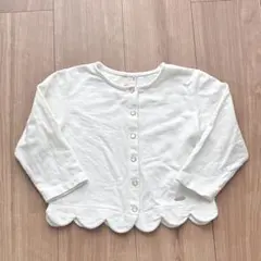 プティマイン　ホワイト　カーディガン　女の子