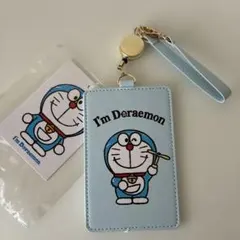 【新品未使用】大人気キャラクター ドラえもん パスケース 水色 通学 入学準備
