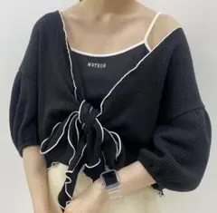 NICE CLAUP インナー付き2枚set BLACKのサムネイル