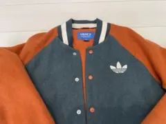 adidas スタジャン オレンジ/グレー
