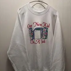 Our New Kid On A Block ホワイトトレーナーXLのサムネイル