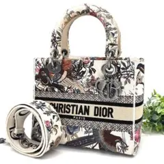 Dior レディディーライト D-LITE ミディアム ハンドバッグ ディオールのサムネイル