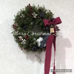 #33　3way 木の実たちのクリスマスリース＆お正月飾＆WINTERリース