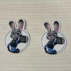ズートピア ジュディ アイロンシール