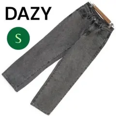 DAZY グレー デニムパンツ S ダメージ