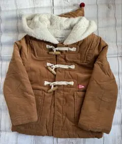 シューラルー　こびと風　ダッフルコート　ボアコート　ブラウン　100cm