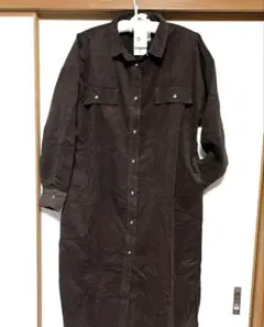 コーデュロイ シャツ ブラウン