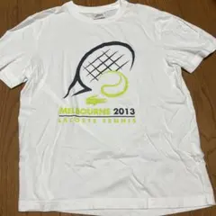 Lacoste テニス Tシャツ 白色 MELBOURNE 2013