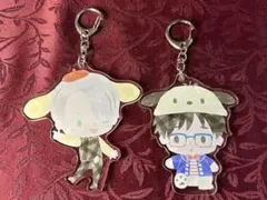 ユーリ!!! on ICE アクリルキーホルダー　勇利　ヴィクトル　サンリオ