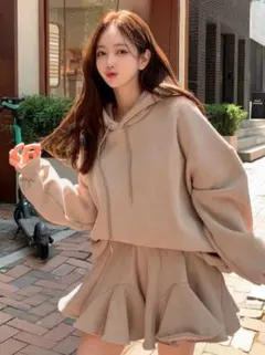 DAZY SHEINパーカー&スカート セットアップ