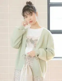 【新品】fifth 鹿の子編みニットカーディガン