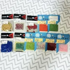 MIYUKI TOHO ビーズ まとめ売り 11パック ①