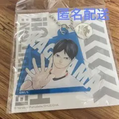 ハイキュー展　影山飛雄　メタルプレート付きアクリルキーホルダー
