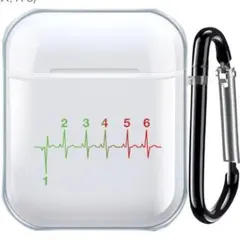 AirPods 1/2用 ケース エアーポッズケース キズ防止 紛失防止 耐衝撃