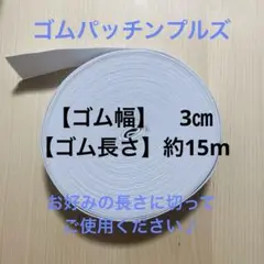 ゴムパッチンプルズ用　約15m