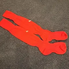 赤 サッカーソックス 　PUMA