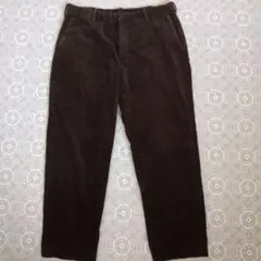 ユニクロ！ダークブラウン コーデュロイパンツ Lサイズ