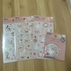 Disney ベイマックス プーさん ミッキー デザインステッカーセット