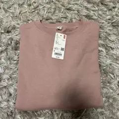 タグ付ユニクロ　ピンクスウェット