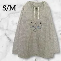 美品✨ニットトレーナー ハイネック グレー【S M】オーストラリア製
