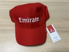 Emirates エミレーツ航空 キャップ 赤