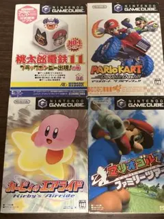 Nintendoゲームキューブ ソフト4本、カービィのエアライドなど