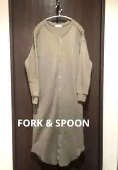 FORK&SPOON ボタン付きロングワンピースのサムネイル